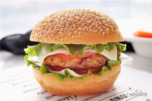 带你吃瓜巨型汉堡鸡肉